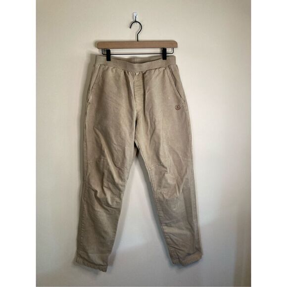 Crazy Shirt Hawai’i Original Mens Medium Jogger Pant Tan Khaki - Picture 1 of 9